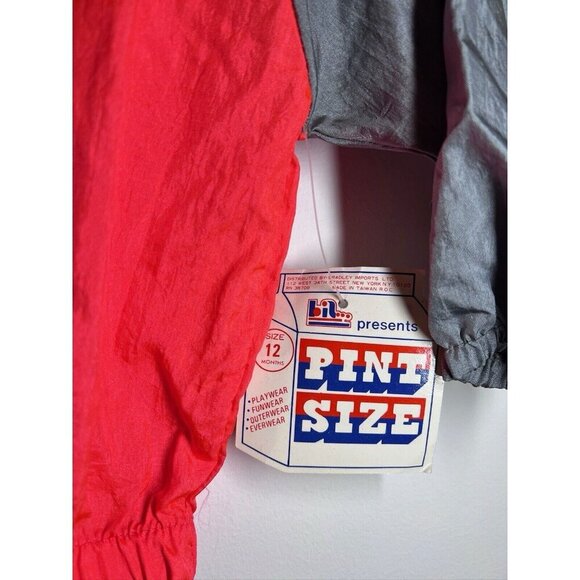 Vintage Windbreaker NWT Pint Size 12 Months - Picture 3 of 7